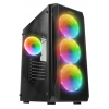 Everest X-Racer Peak 600W 80 PLUSPOWER Temperli Camlı 4*12Cm Rgb Fan Atx Mıdı Tower Gaming Oyuncu Kasası